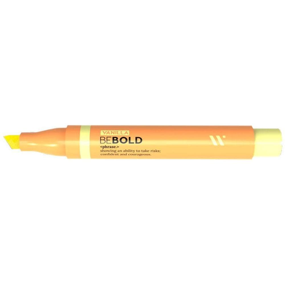 Caneta Marca Texto Be Bold Vanilla Amarelo Perfumada