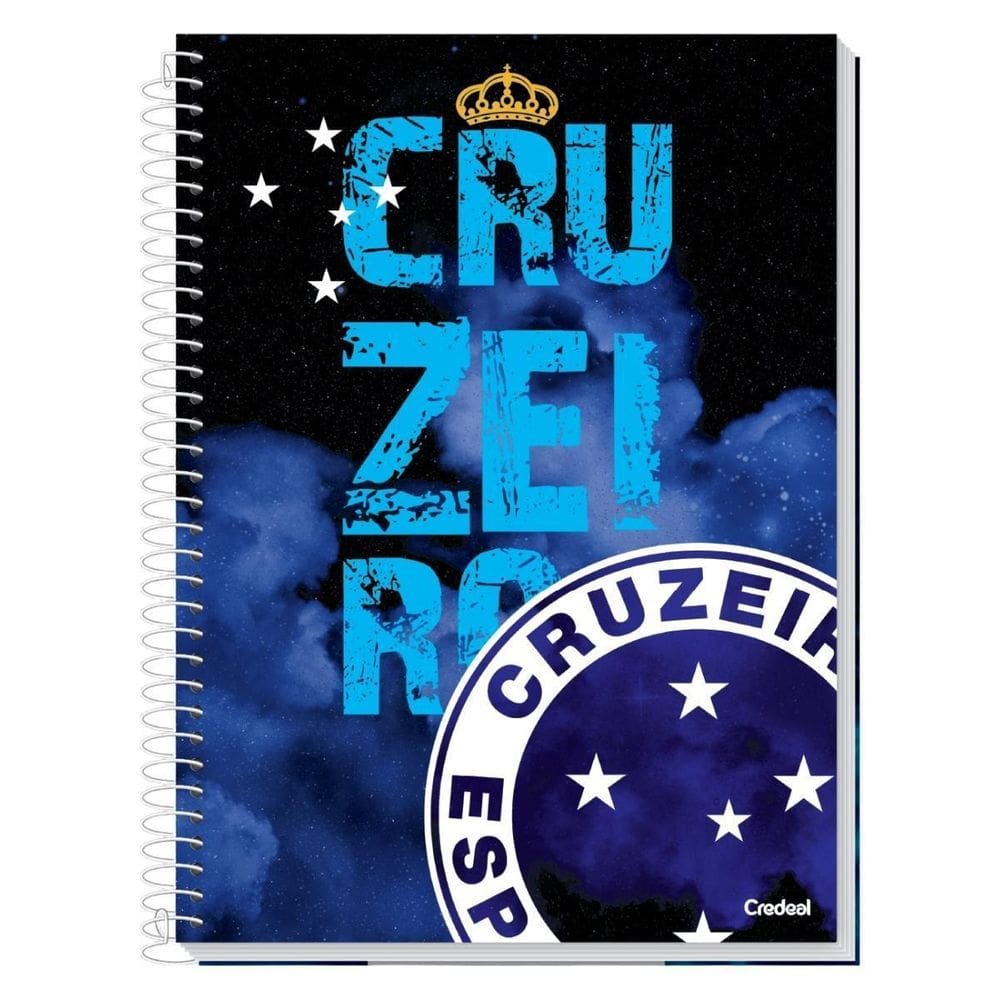 Caderno Universitário Cruzeiro Esporte Clube 1 Matéria Preto