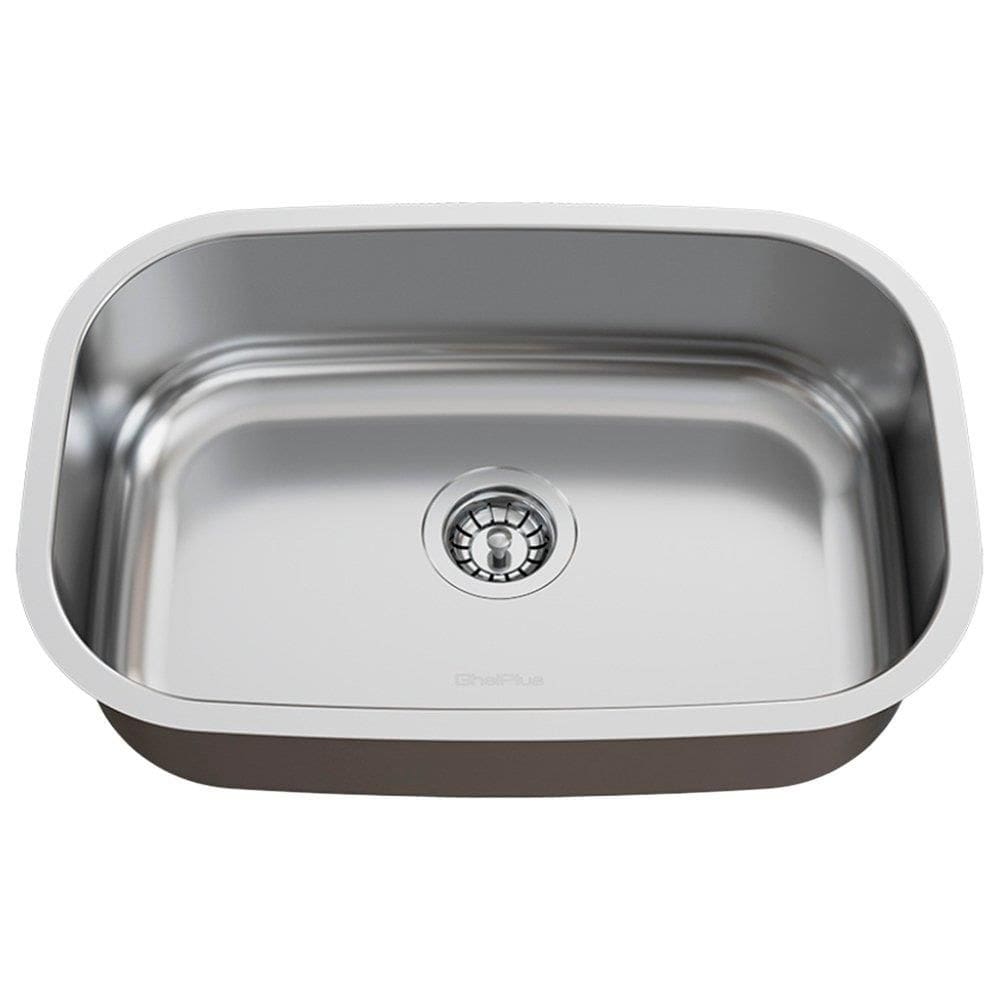 Cuba Ghel Plus N1 Brilho Plus Retangular 460x300x170mm - F 3.1/2 Aço Inox 430 com Válvula