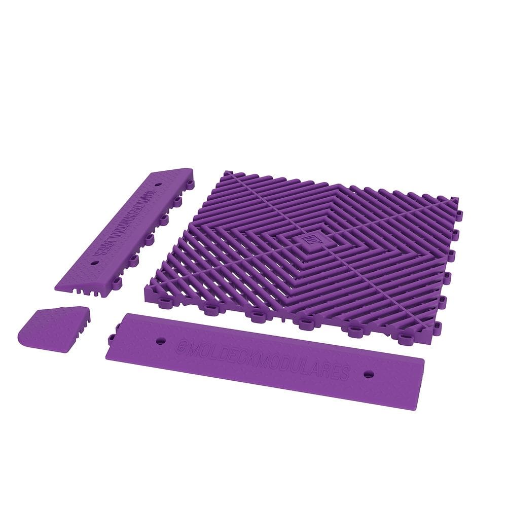 Cantoneira Fixação/Acabamento Deck/Piso Modular Roxo