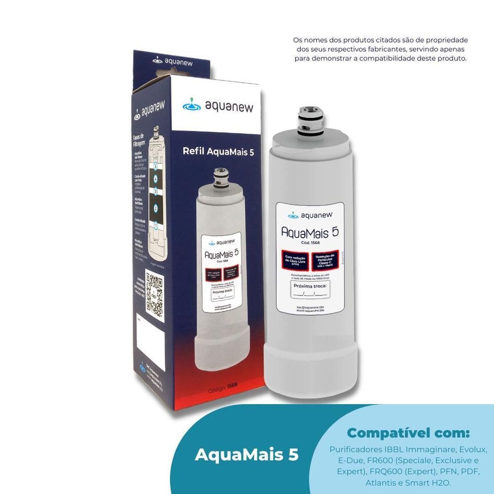 Refil Aquamais 5 - Compatível Com Refil Ibbl C+5