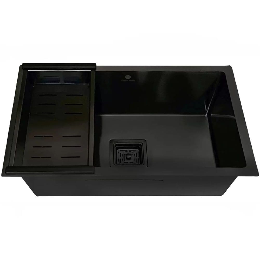 Cuba Gourmet Premium Quadrada Aço Inox Preta 60x40cm com Acessórios - CUB-022 - STILLUS HOME