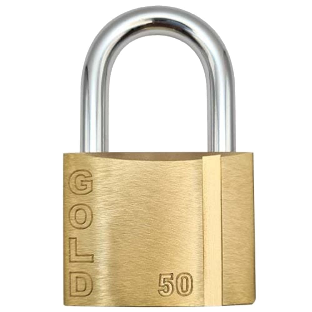 Cadeado Latão 50mm - GCC2N0007 - GOLD