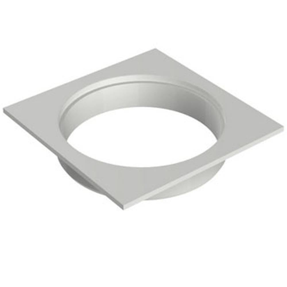 Porta Grelha Quadrada Branca para Grelha Redonda 100mm - 27591167 - TIGRE