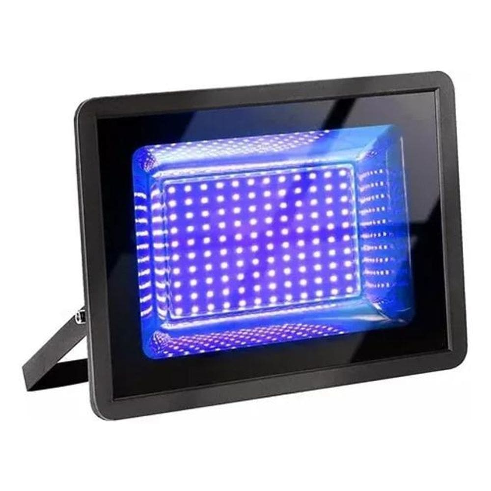 Refletor Holofote 400W Led Azul Aaatop Ip67 Cor Da Carcaça P