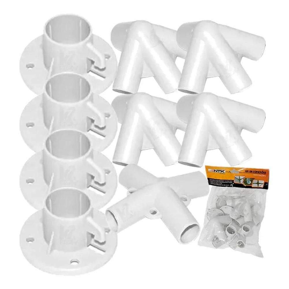 Conexão Tenda Gazebo Nautika Fiesta Palace Green Fantasy 9Pc