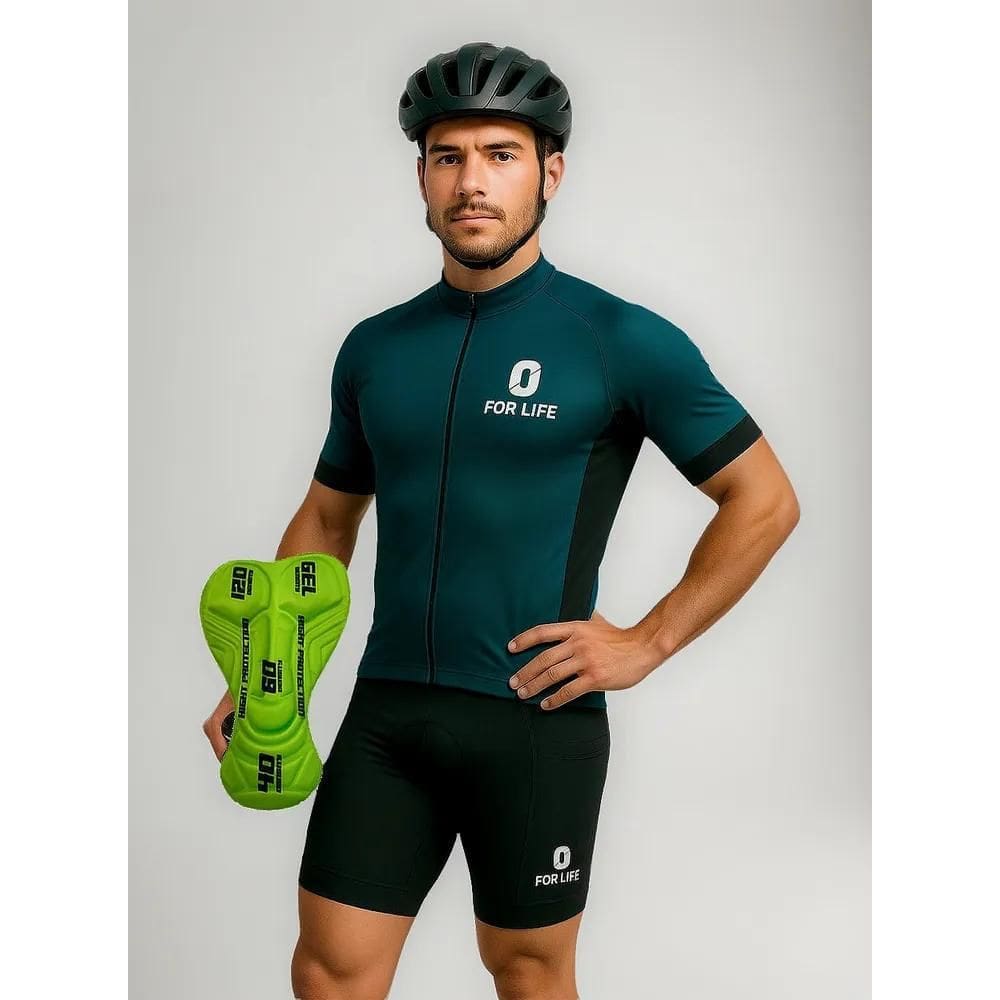 Bermuda Ciclismo Uv Bolso Grande Forro Gel D120 Profissional