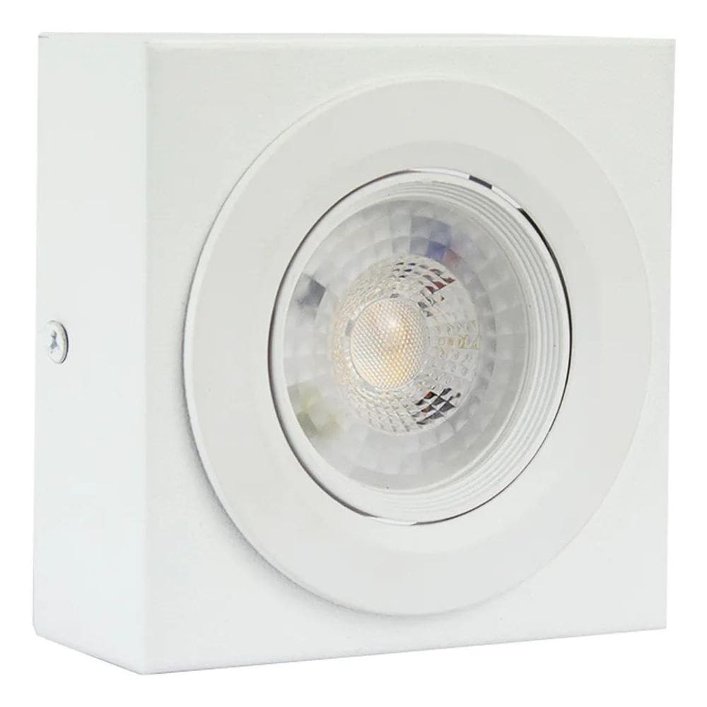 Spot Sobrepor Slim Teto Beiral 5W Branco Externo Interno