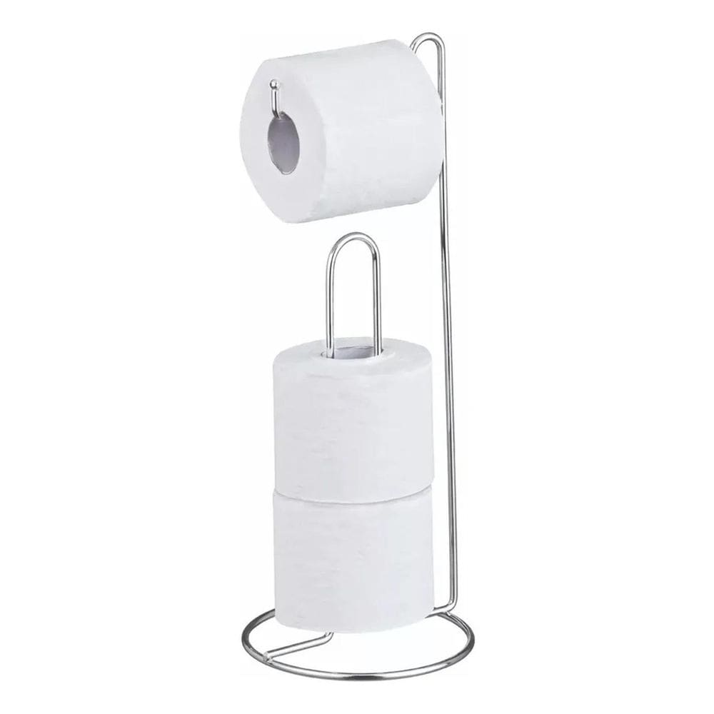 Suporte Porta Rolo 3 Papel Higiênico Banheiro 14.5X35Cm Prat