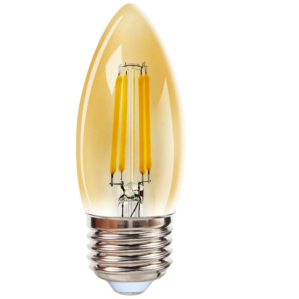 Lâmpada Vintage Led Vela de 2 Watts e 2400K - 05300 - OUROLUX
