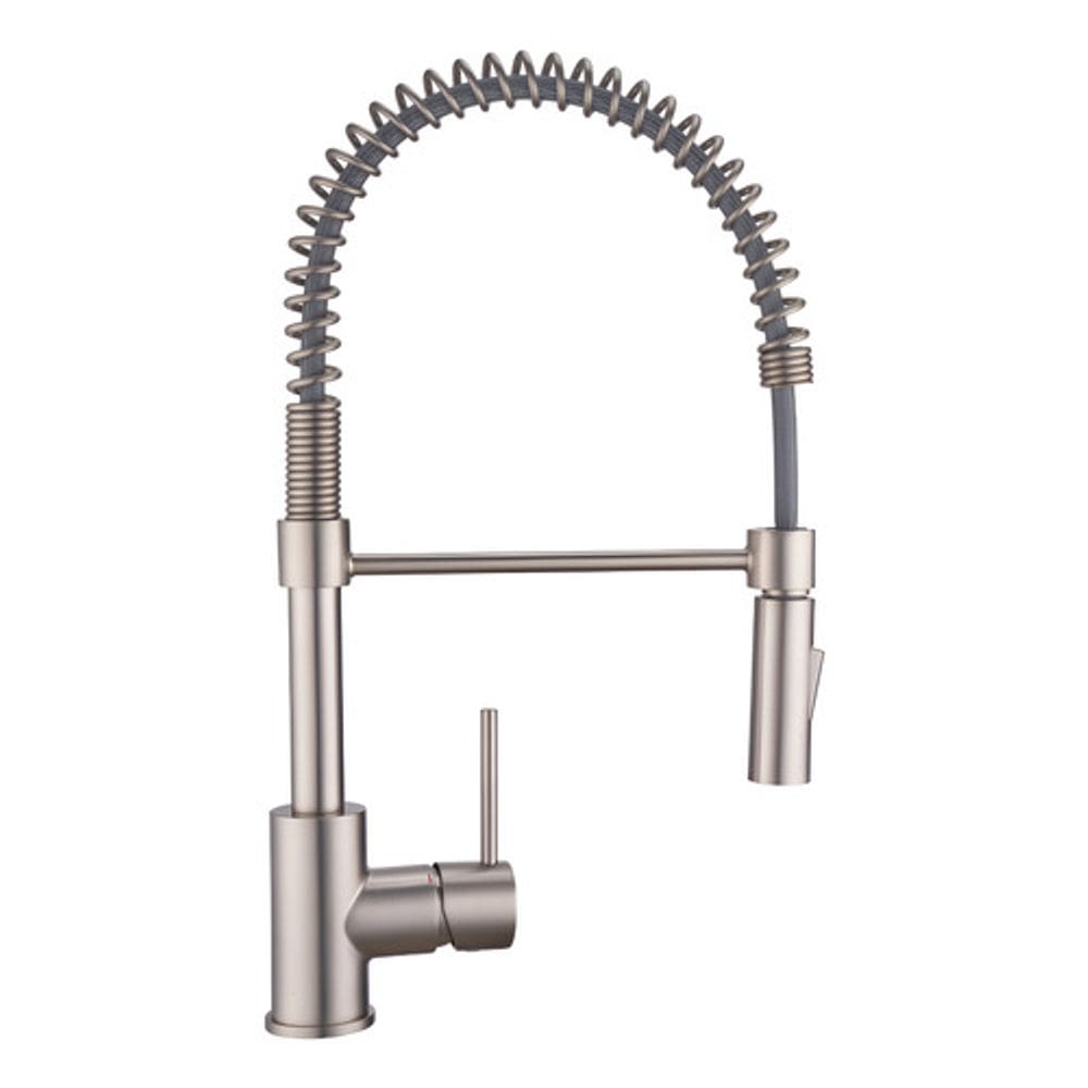 Torneira Cozinha Monocomando Bica Alta Flex Inox Delinia