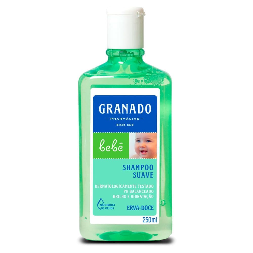 Shampoo Suave Granado Bebê Erva Doce 250ml