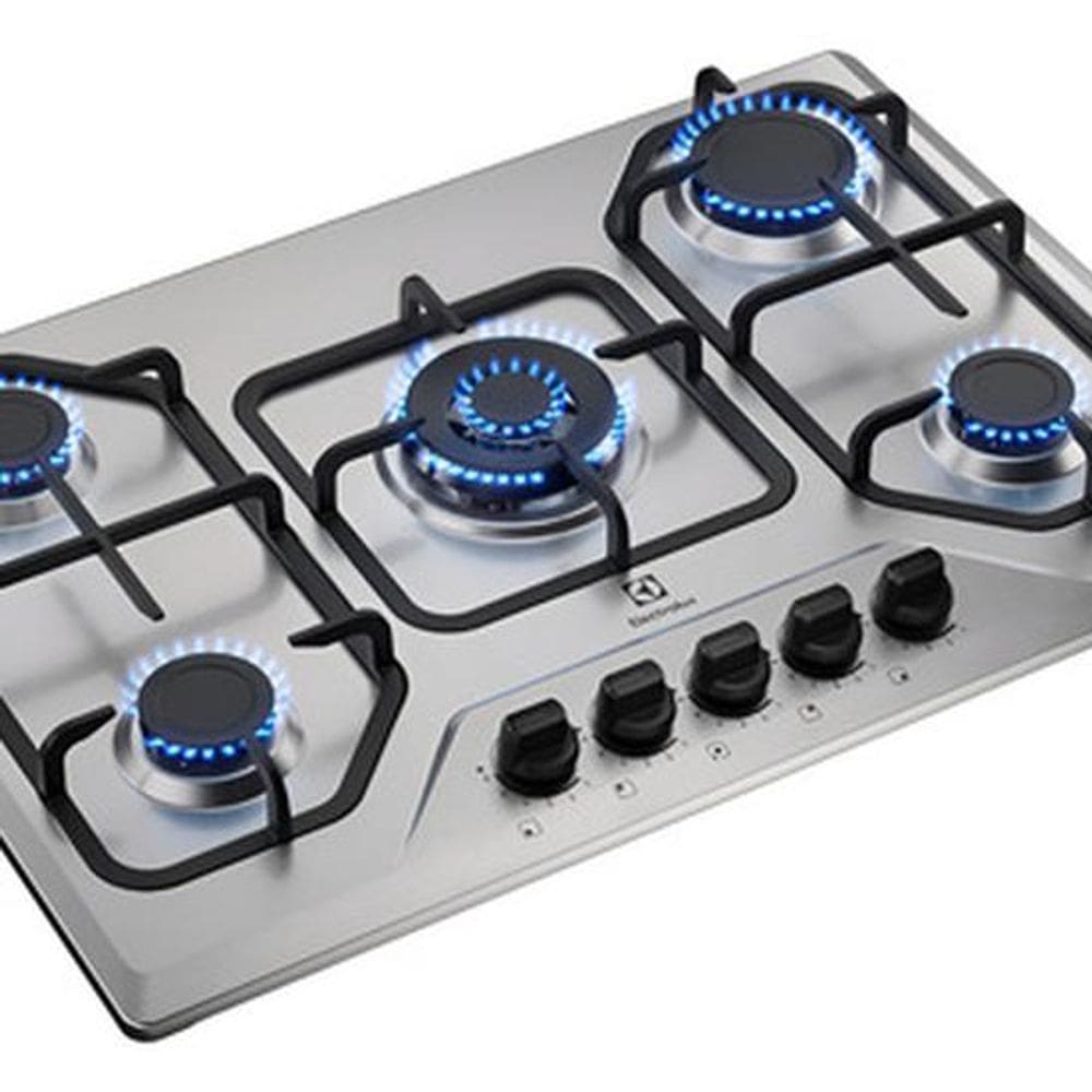 Cooktop Gas 5 Bocas Inox Electrolux Experience Ke5xc