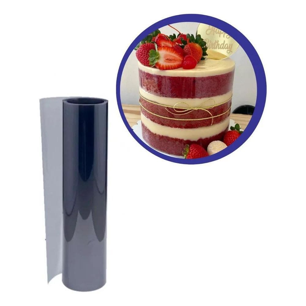 1 Rolo De Acetato Pet Bolo Tisunami 15 Cm X 4 M Bwb