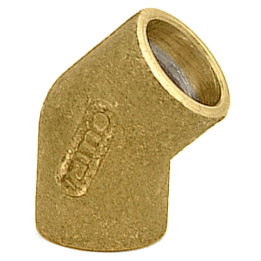 Cotovelo 45° de Latão com Solda B15””xB15”” - 02.9.36.0022.02 - RAMO