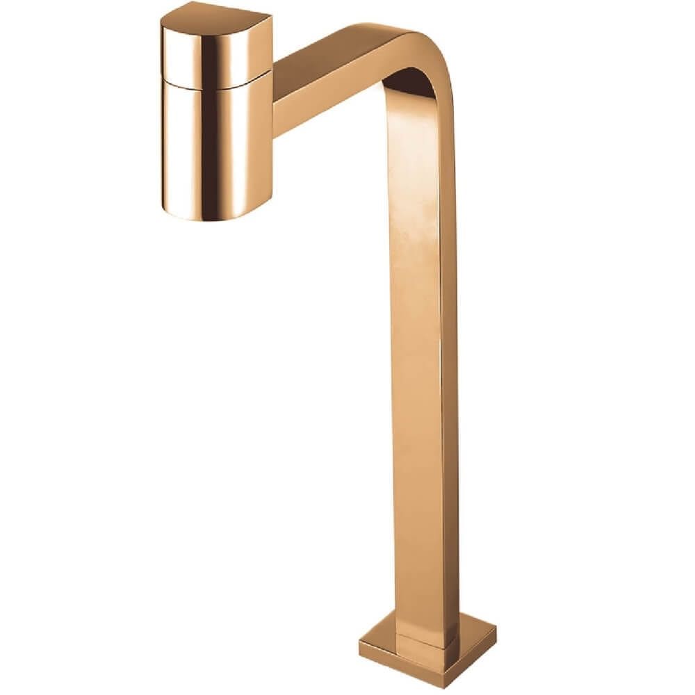 Torneira de Mesa para Cuba de Apoio Bica Alta Loren Code Rose Gold 1195 R55 - 7048597 - LORENZETTI