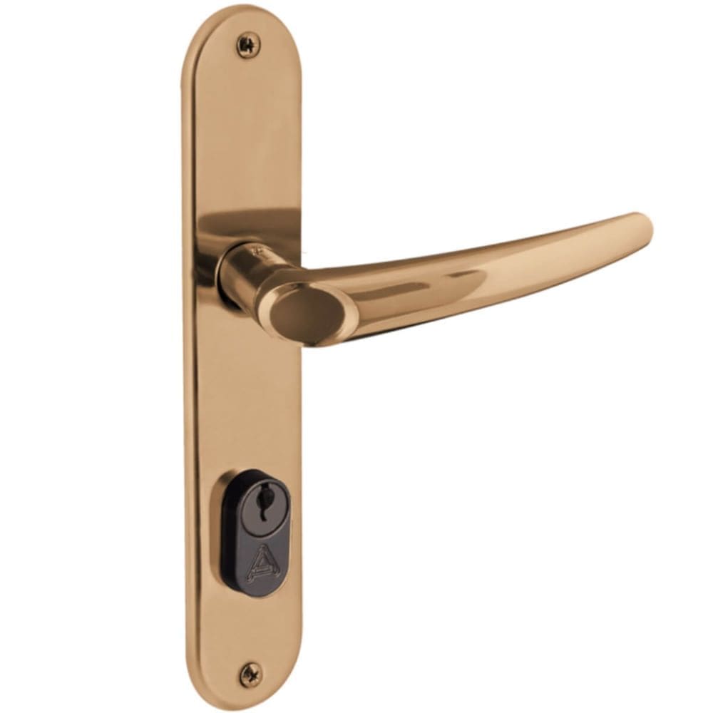 Fechadura Joy 2600/46 Externa Bronze Latonado - 083359 - ALIANÇA