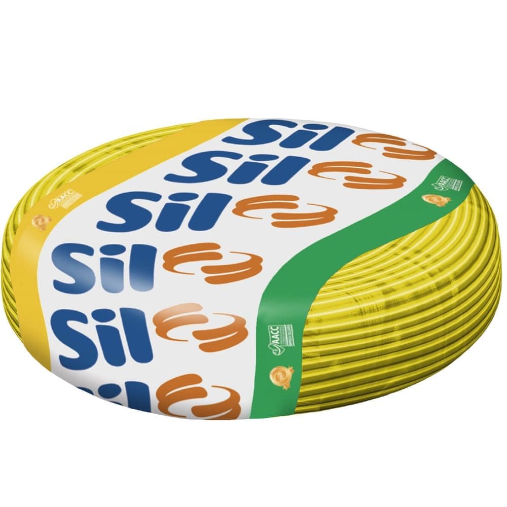 Cabo Flexsil 750 Volts de 1mm Verde Amarelo com 100 Metros - 00003.016.014.1.06 - SIL