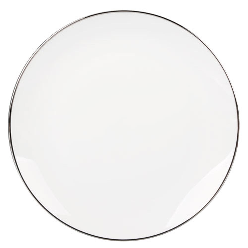 Jogo 6 Pratos 20cm Sobremesa Porcelana Legacy Silver L´hermitage