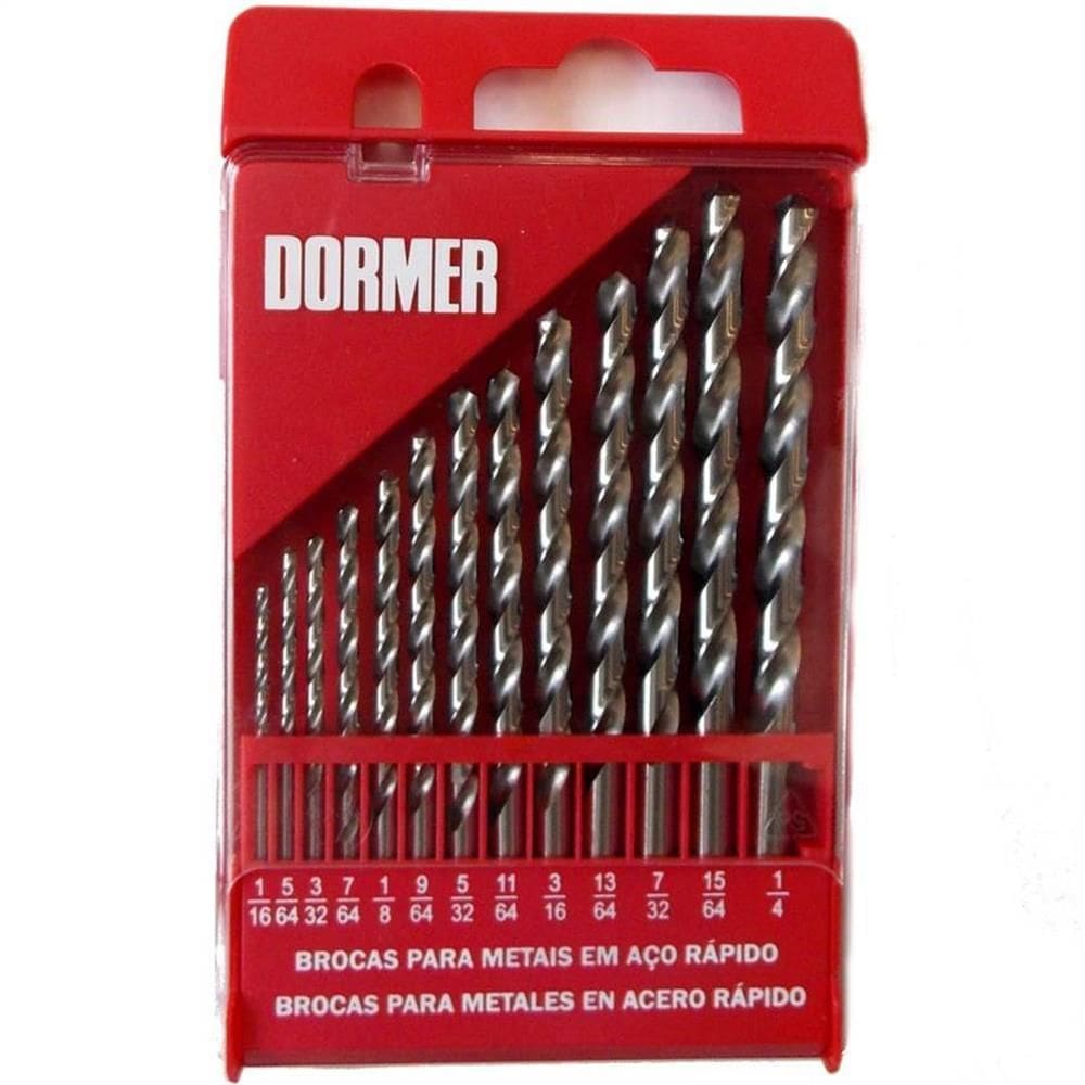 Jogo de Brocas Brilhantes 13 Peças - A29013PBR - DORMER