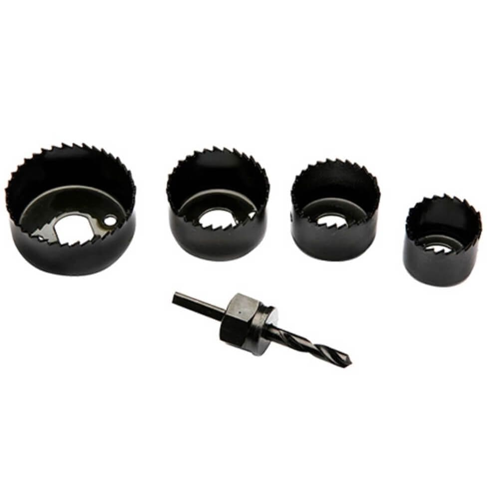 Kit de Serras Copo de Aço Cromado 32 a 54mm com 5 Peças - 8734 - BRASFORT