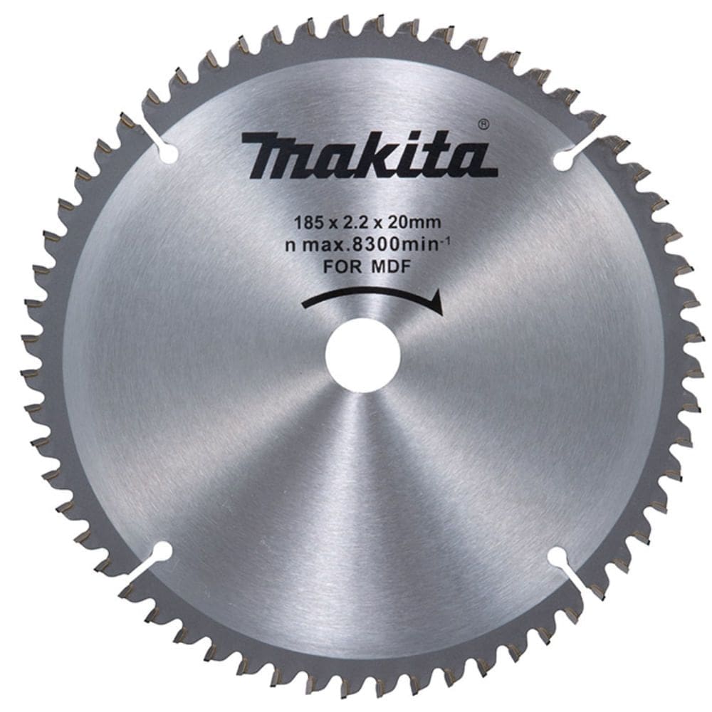 Disco para Serra Circular 185x20mm com 60 Dentes para Madeira - D-61466 - MAKITA