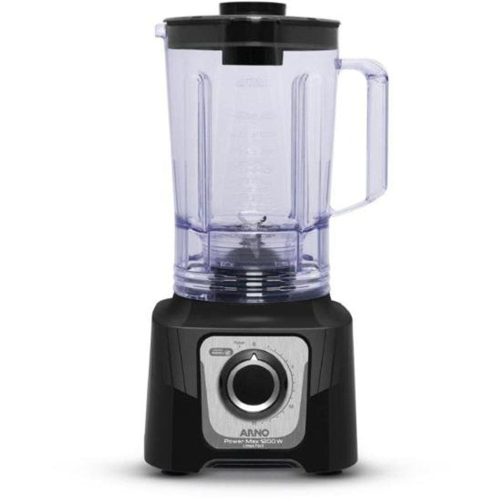 Liquidificador Arno Power Max 1200W Limpa Fácil Preto 127V