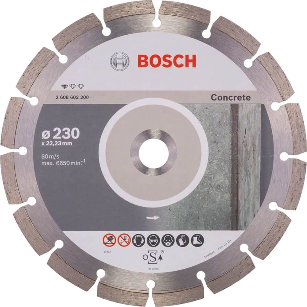 Disco Diamantado para Concreto 230mm - 2608602200 - BOSCH