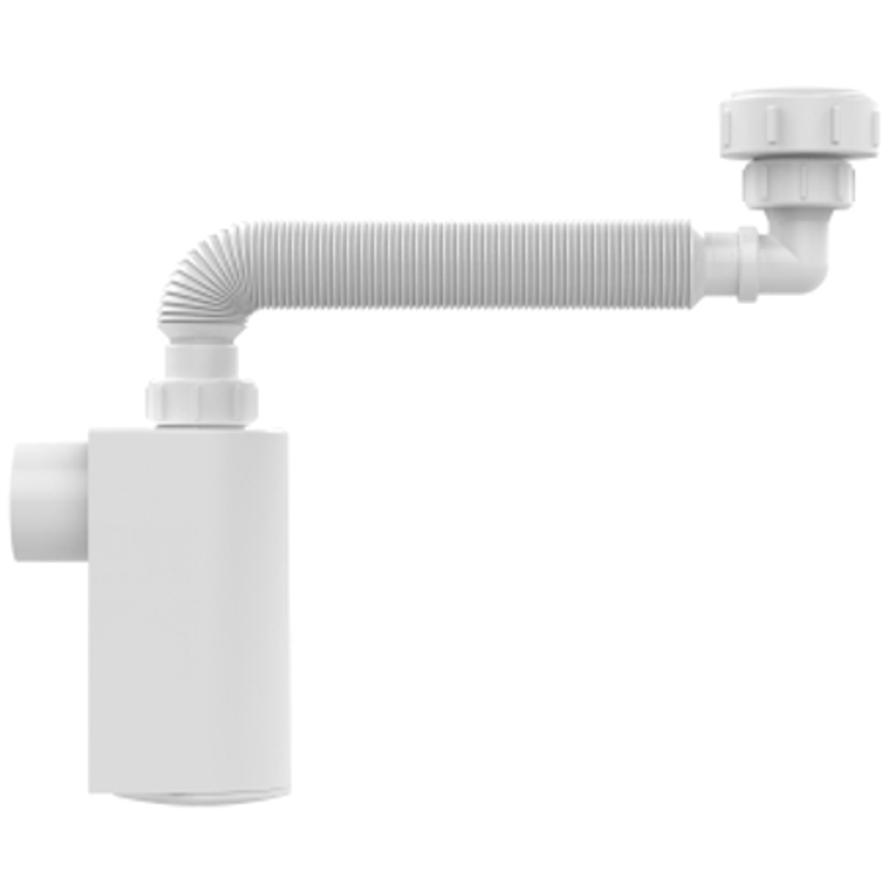 Sifão Copo Branco de Parede para Lavatório 7/8xDN38 - 031303-41 - Blukit