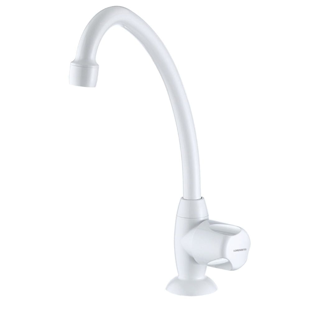 Torneira de Torneira de Mesa para Cozinha Bica Móvel Branca 1167 F27 - 7111000 - LORENZETTIMesa para Cozinha Bica Móvel 1167 F27 - LORENZETTI