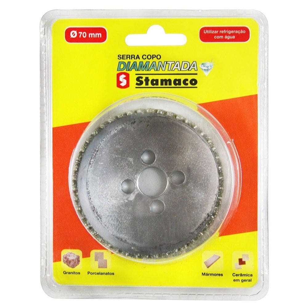 Serra Copo Diamantada 70mm - 1904 - STAMACO