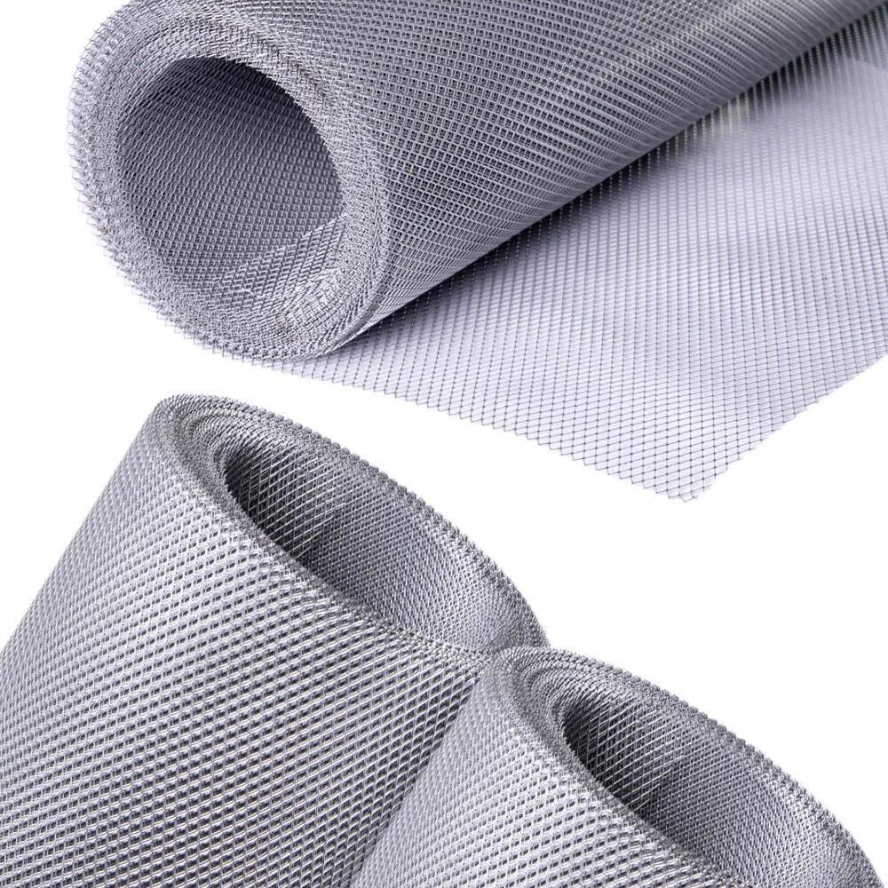 Tela Calha Ralo Anti Inseto Alumínio Expandido 20Cm X 1,00M