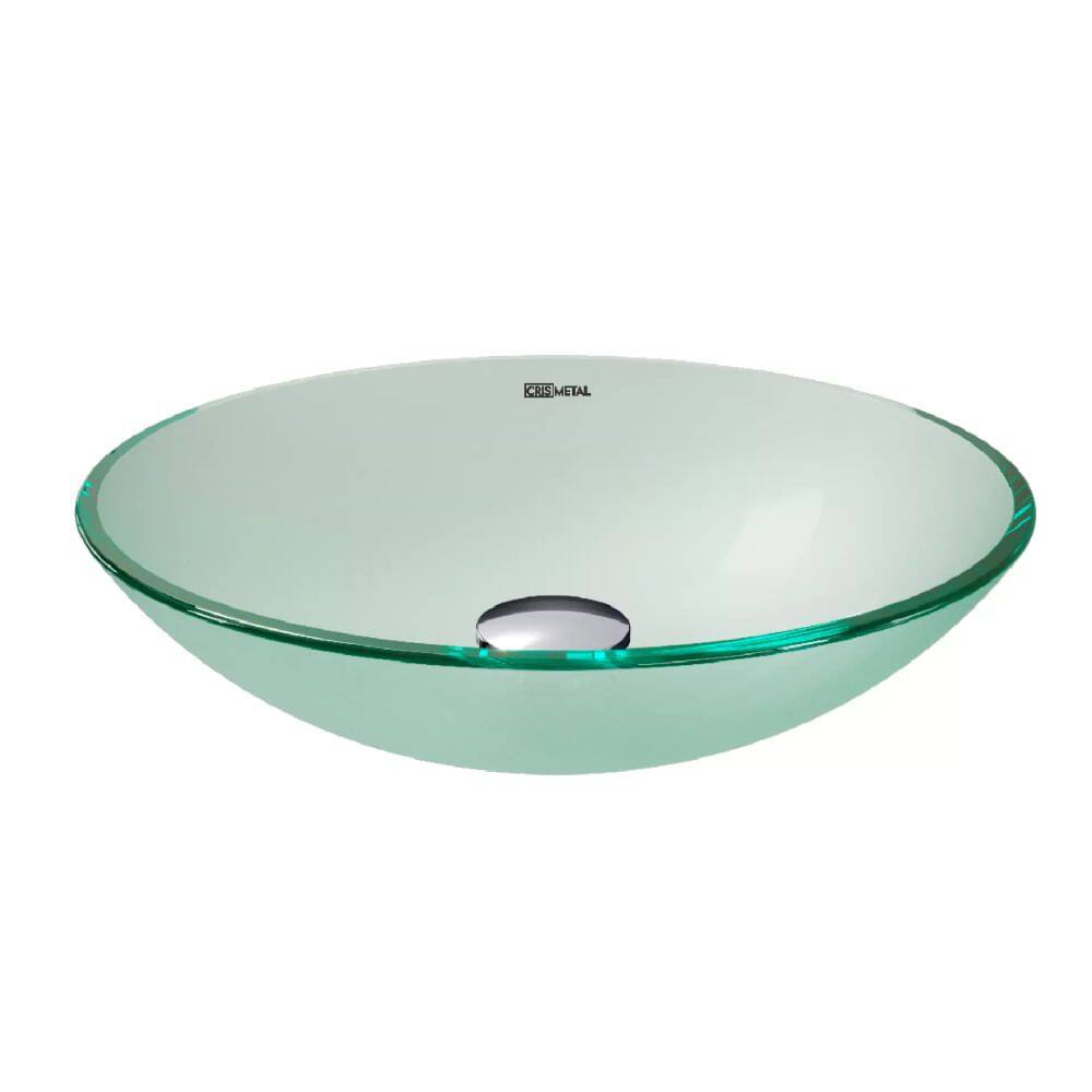 Cuba De Apoio 35x0,8cm Light Vidro Fosco - 310 - CRIS-METAL