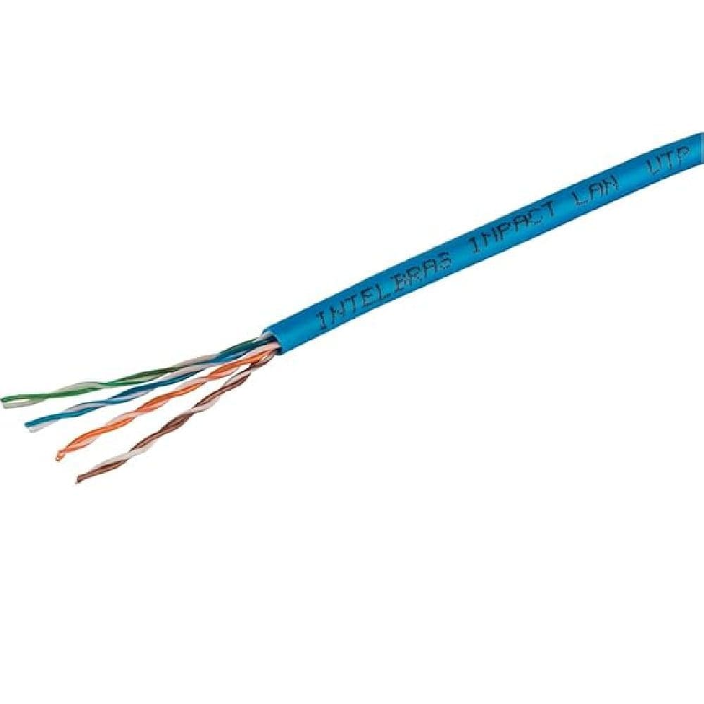 Cabo UTP Imapact Lan UTP CAT5E 4P 305 Metros Azul - 4830030 - INTELBRAS