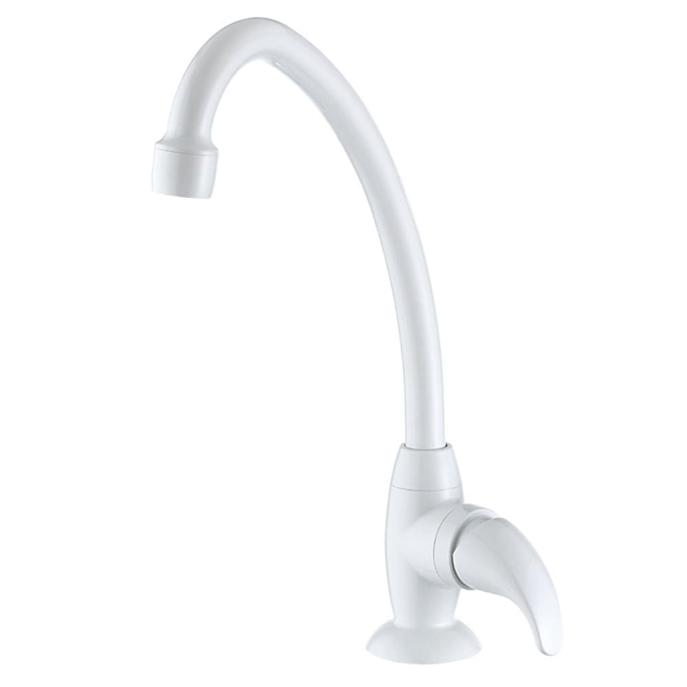 Torneira de Mesa para Cozinha Bica Móvel Branca 1167 F56 - 7111005 - LORENZETTI