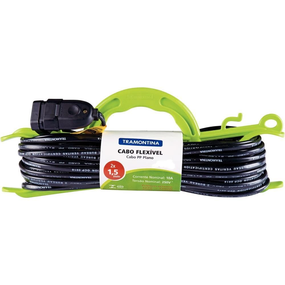 Extensão Cabide com Cabo de 1,5mm² de 20 Metros - 57502020 - TRAMONTINA