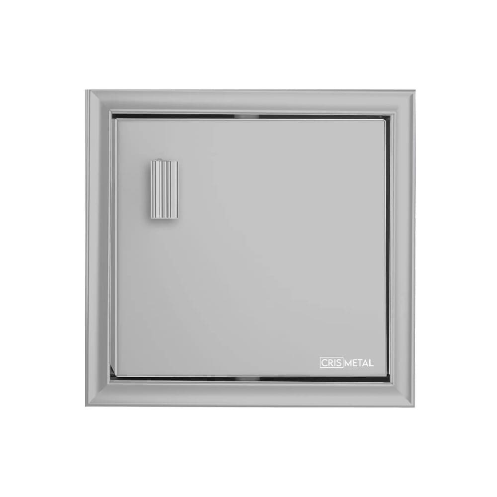 Saboneteira 17,5x12,5x16,5cm Embutir Silver - 7552 - CRIS-METAL