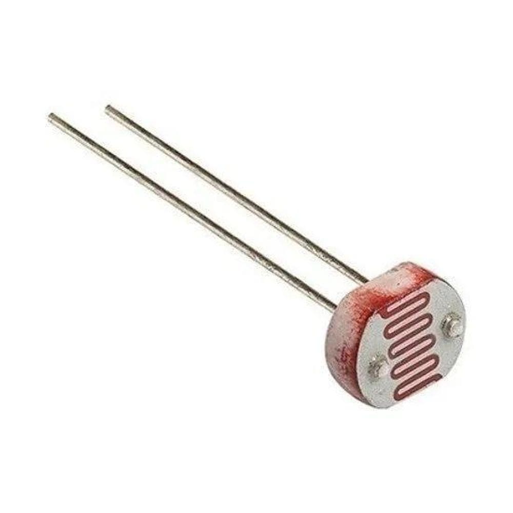 10 Peças Sensor De Luz Ldr 5Mm Fotoresistor Arduino