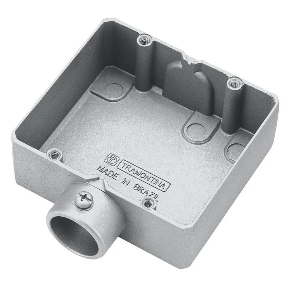 Condulete Duplo Tipo ””CD”” sem Tampa e sem Rosca de 3/4”” Polegadas - 56111012 - TRAMONTINA