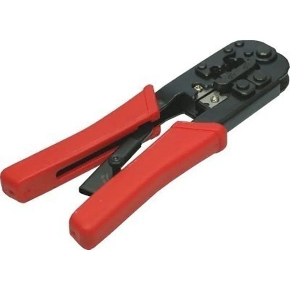 Alicate Crimpador Rj45 / Rj11 568R Com Catraca Profissional