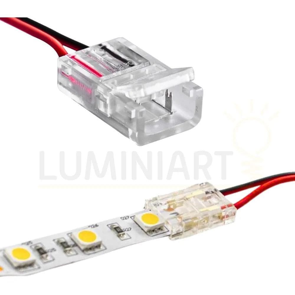Kit Conectores Tiras Encaixe Fita Led Cob 12V 18W Com 05 Gaya