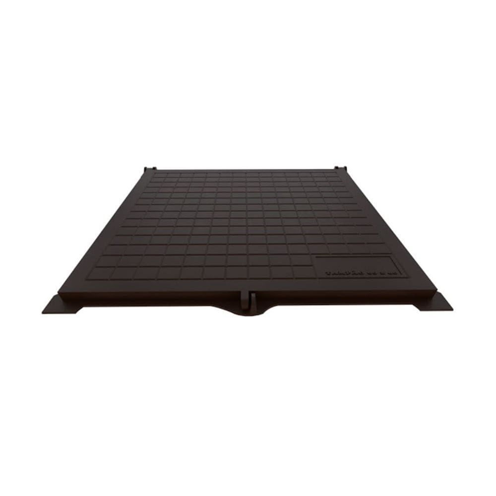 Tampão Articulado S Rebaixo Passagem Inspeção Marrom 60x60cm