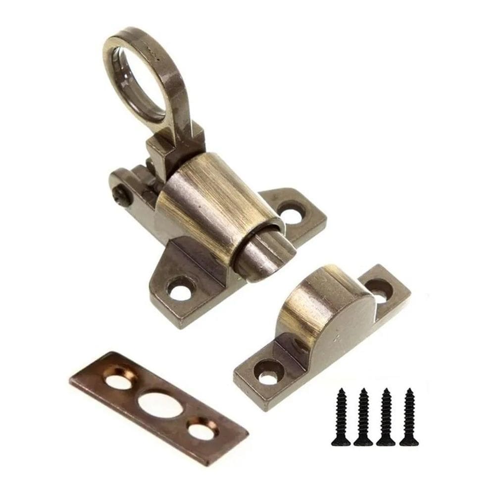 Fecho Trinco Avião Para Janelas E Portas Aço Antique União