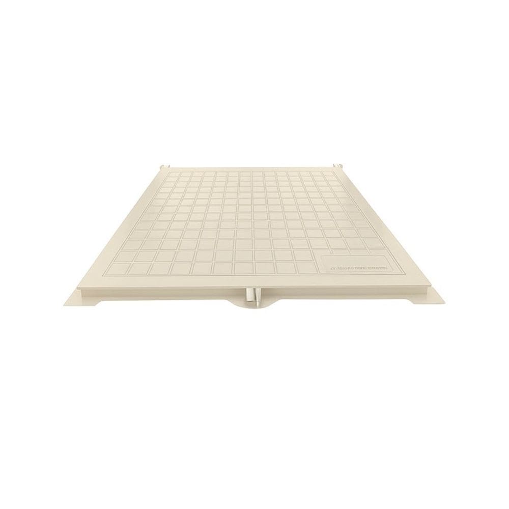 Tampão Articulado S Rebaixo Passagem Inspeção Bege 40x40cm