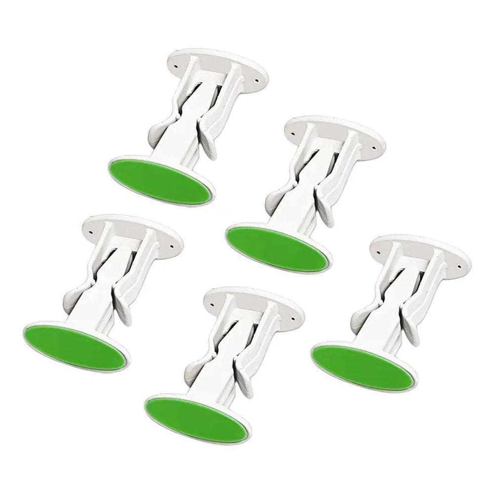 5X Trava Porta Prendedor Fixador Adesivo Prático Parede