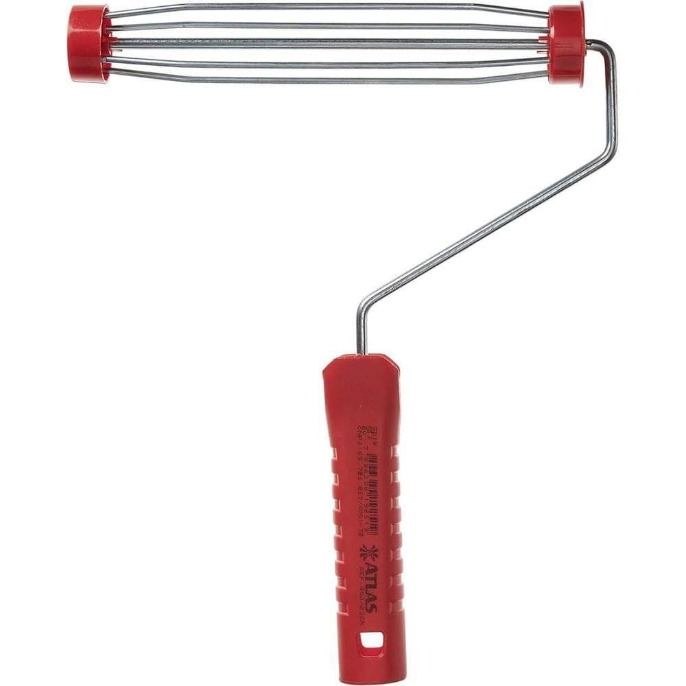 Pincéis Atlas 400/23sr Garfo De Pintura Gaiola S/rosca Aco Vermelho 23cm