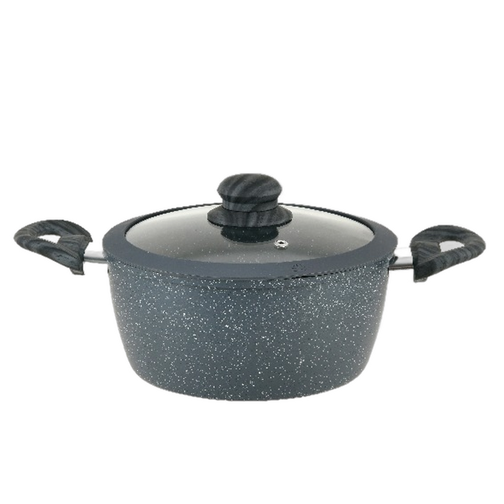 Caçarola 20cm Indução Rev Cerâmico Viena Cinza Casambiente