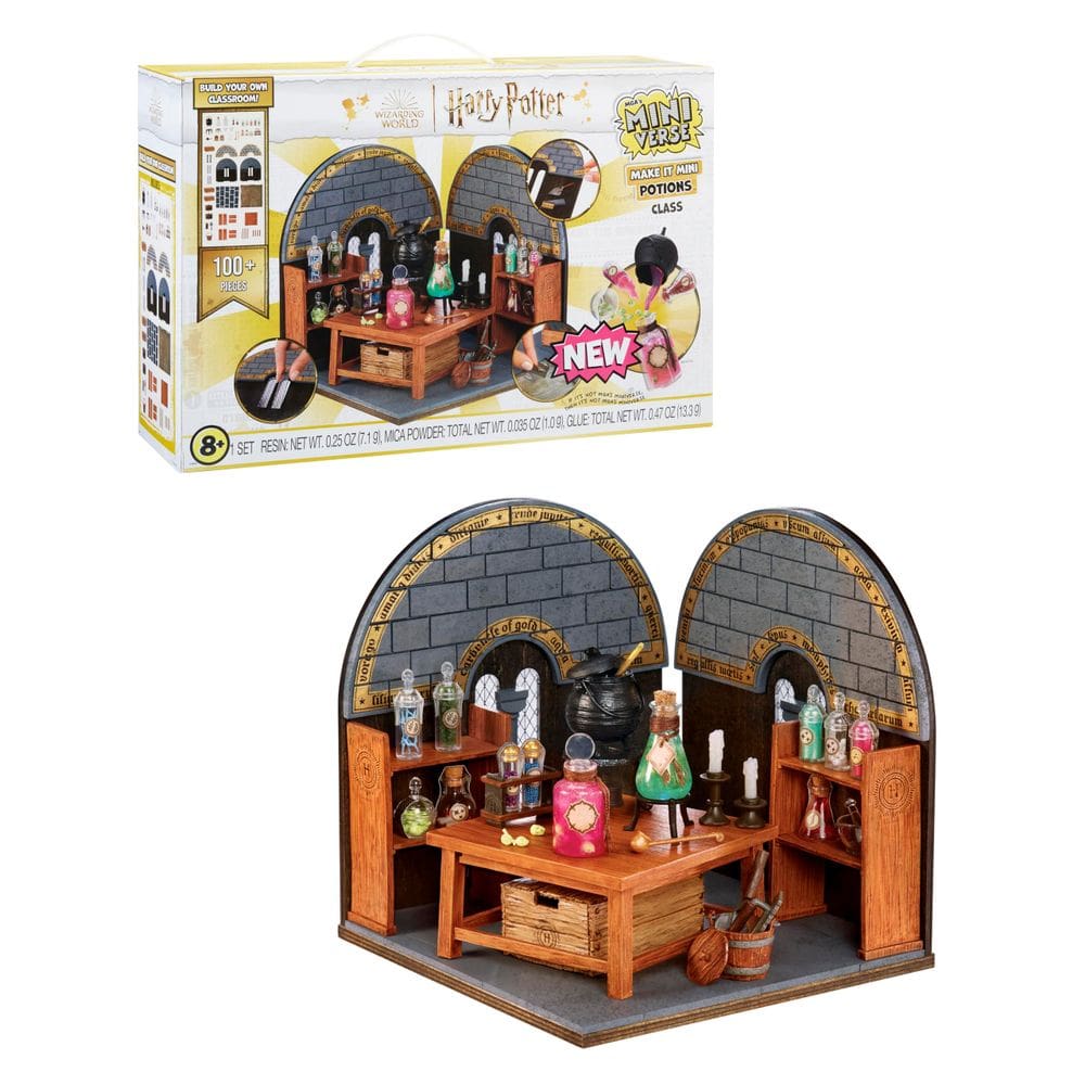 Conjunto de construção Miniverse Make It Mini Potions Class da MGA