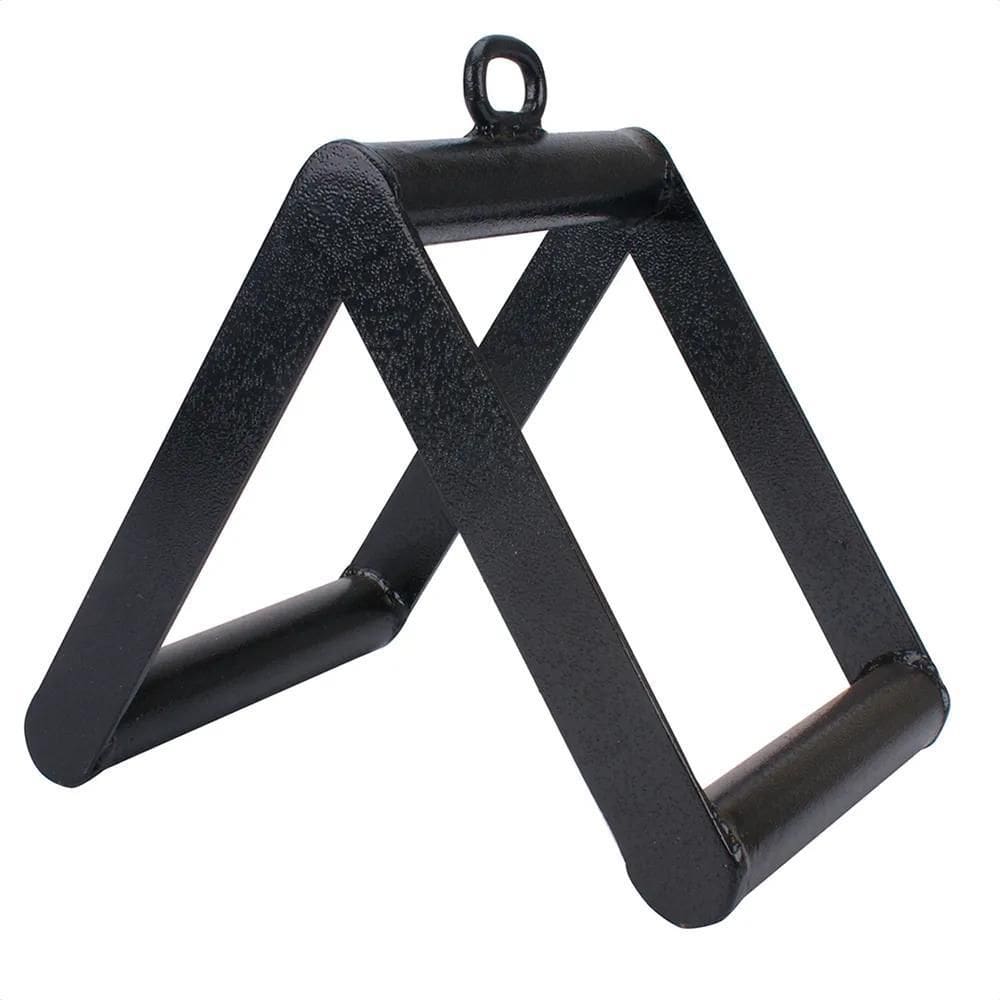 Puxador Triângulo Barra Kit Musculação Remada Peso Academia