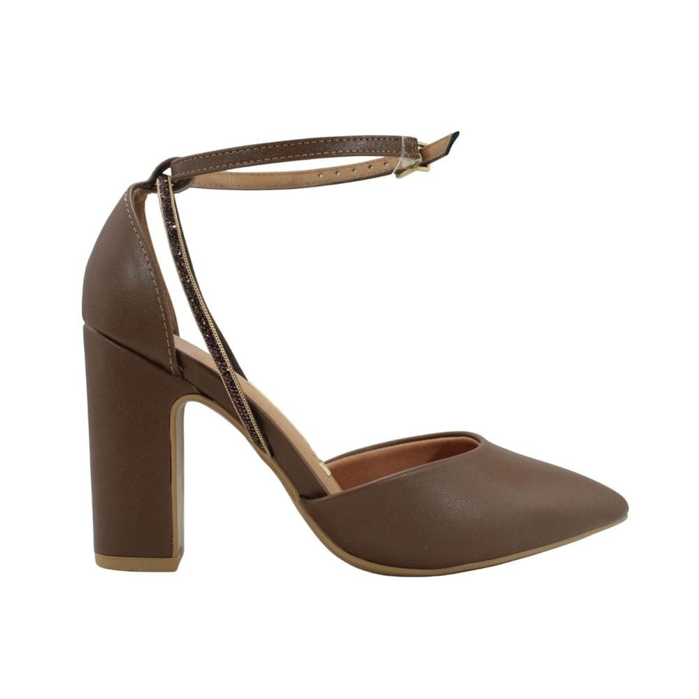 Sapato Feminino Vizzano 1285.449 Pelica Capuccino